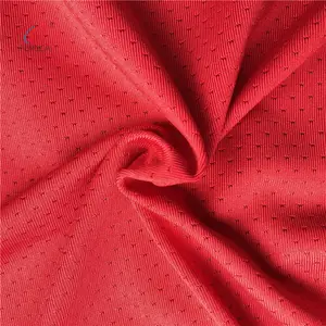 Основовязаная эластичная сетчатая ткань из полиэстера и спандекса для спортивной одежды, ткань для футболок