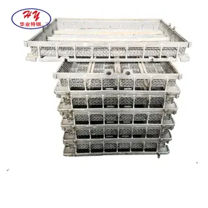 Heat treatment stainless steel casting tray in heat treatment furnace