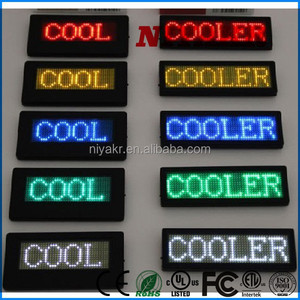 Niyakr多言語LedデジタルネームプレートB1248Ledネームバッジ - Product Image 4