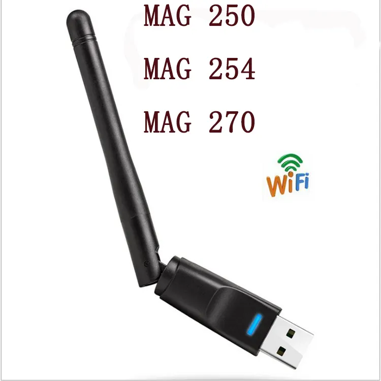 150Mbps Ralink 5370 usb wifi con antenna 2dbi ad alta potenza per adattatore WiFi Wireless USB mag250 per openbox