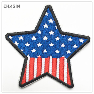 Personnalisé conception broder Américain drapeau badge drapeau national logo broderie patches - Product Image 6