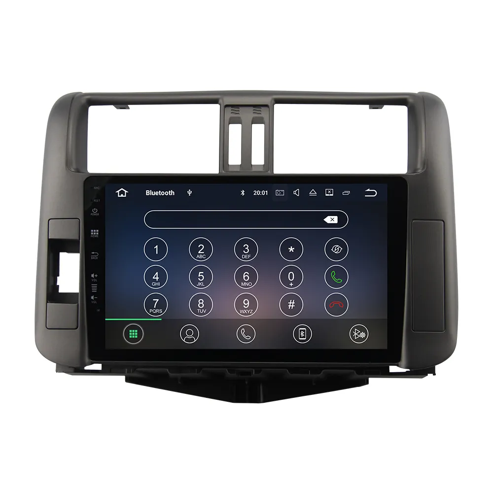 10.2 "4G RAM 64 ROM Android 12 VOITURE DVD GPS Multimédia Pour Toyota Land Cruiser Prado 150 2014 2015 2016 Radio DAB + WIFI