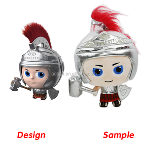 Bambini bella morbida bambola simpatico cartone animato farcito peluche giocattolo personalizzato - Product Image 2