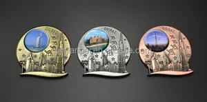 Metal Dubai 3D Tourist Souvenir Fridge Magnet