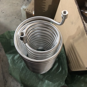 Neue 1/<span class=keywords><strong>2</strong></span> "SS304 Kondensation spule mit polierter Oberfläche mit geschlossenem Schleifens ystem für Lösungsmittel tanks - Product Image 2