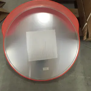 CE Aluminum Frame Border Rim Traffic Road Safety Convex Mirror Acrylic Outdoor Road Mirror