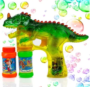 Buy Wholesale China 64 Holes Electric Dinosaur Bubble Gun Toy Dino