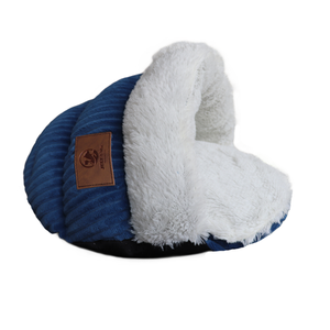 Luxe corduroy honden- en kattenbed, milieuvriendelijk, waterdicht, polyester vulling, zacht pluche, comfortabel, modieus, 40cm, reisformaat - Product Image 1