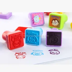 Großhandel Werbe geschenke Kinder Spielzeug Kunststoff Dichtung Gummi Selbst tinte Stempel