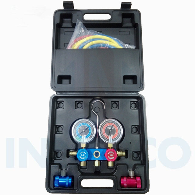 Высокое качество 1234YF части кондиционирования воздуха автомобиля манометр набор инструментов
