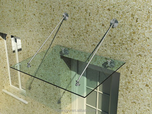 Tenda da Sole Manuale per Esterni con Barra di Supporto in Acciaio Inox 304/316 Certificata CE, Superficie Satinata/Lucidata a Specchio per Porte, Finestre <span class=keywords><strong>e</strong></span> Protezione dalla Pioggia - Product Image 5