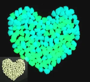 Glow in the dark garden pebbles to decorate the road for decoration, Luminous stones