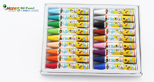 24色オイルパステルセットワックスクレヨン紙箱ギフト卸売用 - Product Image 3