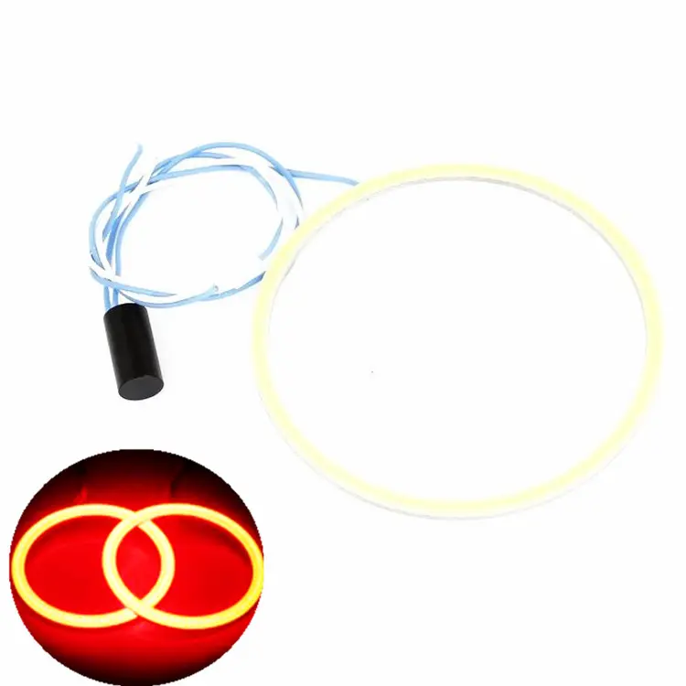 Coche Ángel ojos 30mm 60mm 70mm 80mm 85mm 100mm 140mm cob led halo anillos