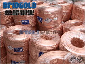 도매 플랫 구리 브레이드 베어 또는 주석 도금, 롤 브레이드 구리 - Product Image 5