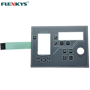 Customized touch panel control switch membrane keypad foil