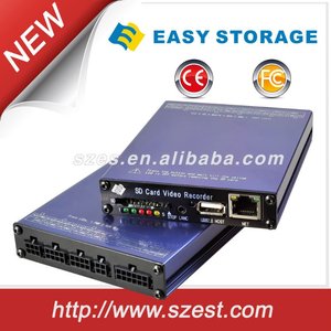 Económica 4ch mini sd mdvr con alarma i/o de sd dvr vehículo para poder d1 resolu h. 264 de codificación - Product Image 1