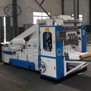 Máquina de fabricación de pañuelos faciales con <span class=keywords><strong>dibujo</strong></span> de caja completamente automática Máquina de producción de pañuelos blandos de 4 filas - Product Image 3