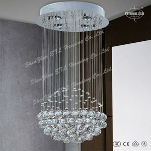 Unique bon 4 <span class=keywords><strong>gu10</strong></span> k9 pendentif en cristal <span class=keywords><strong>lustre</strong></span> décoration lumières. etl82006 - Product Image 1