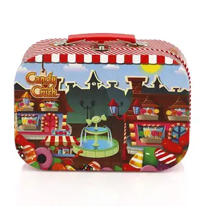Commercio all'ingrosso portatile cute decorativo bella valigia di cartone scatola di immagazzinaggio