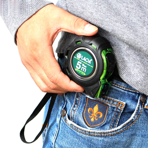 شريط قياس ذاتي اللف من الفولاذ المتين المقاوم للصدأ من LAOA بطول 3م/5م/7.5م مع مقياس مزدوج الجانب صنع في الصين - Product Image 5