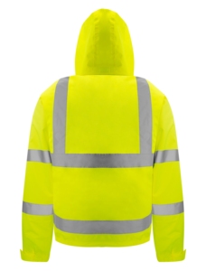 Zuja đa kịch bản sử dụng áo khoác màu vàng huỳnh quang ấm áp Áo Khoác Bomber phản quang Áo khoác mùa đông - Product Image 2