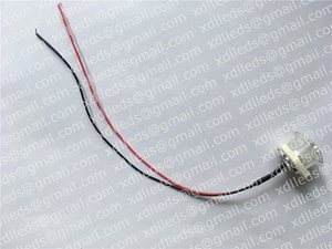 <span class=keywords><strong>Kit</strong></span> de lampe led 12V 5mm, lumière d'avertissement de la route, avec câble de 20cm - Product Image 4