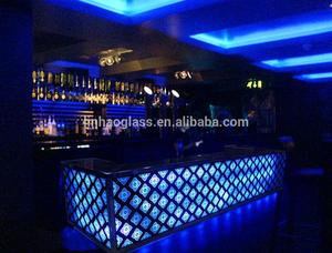 Bar en verre contre designs, <span class=keywords><strong>Accueil</strong></span> et night club bar contre, Led comptoir de bar à vendre - Product Image 6