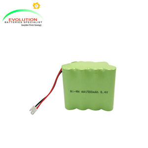 AA <span class=keywords><strong>1500mAh</strong></span> <span class=keywords><strong>8.4V</strong></span> Ni-MH 배터리 팩 제조업체 ISO9001,CE 인증서