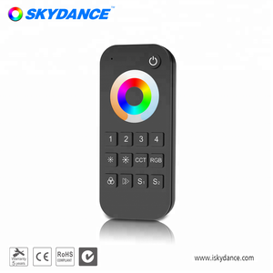 Skydance RT10 RF inalámbrico 5 CH 4 zonas RGB + CCT LED práctico control remoto para controladores LED RGBWW - Product Image 2
