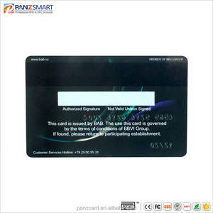 Personalizar tarjeta de crédito de PVC magnética Número en relieve HF RFID Tarjeta de miembro de PVC de plástico M1 F08 chip dot tarjeta de visita socia con NFC - Product Image 2