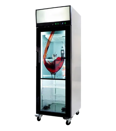 गिलास फ्रीजर वाणिज्यिक बिक्री पारदर्शी एलसीडी दरवाजा फ्रिज