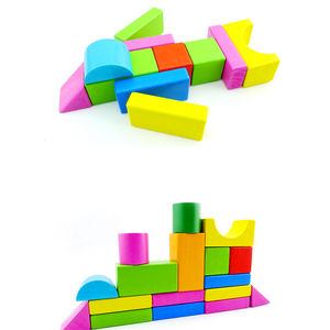Jouets éducatifs, <span class=keywords><strong>puzzle</strong></span> en bois <span class=keywords><strong>3D</strong></span>, écologiques, blocs géants pour enfants de 5 à 7 ans, thème animaux et nature, 20 pièces, couleur personnalisée - Product Image 6