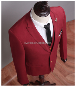 Esmoquin de novio de dos botones para hombre, trajes de boda (chaqueta + pantalón + chaleco) NA38, imagen Real, nuevo estilo a la <span class=keywords><strong>moda</strong></span>, <span class=keywords><strong>2022</strong></span> - Product Image 2