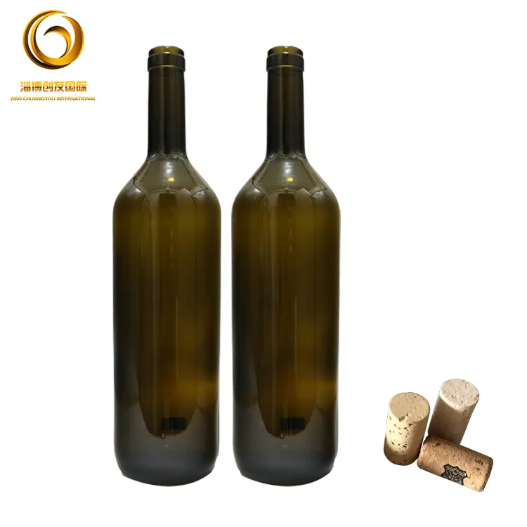 Marché nord-Américain 1000 ml bordeaux bouteille de vin en verre CYC-449