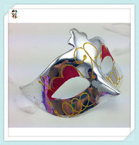 Maschere per feste in maschera fantasia matrimonio colori plastica economici HPC-3509 - Product Image 4