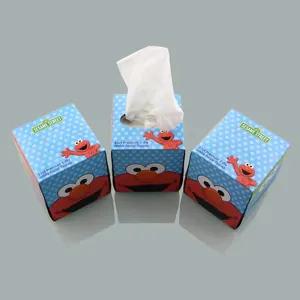 Virgin Tissue Virgin Pulp Bamboo Pulp 2ply-4ply Cube Box Facial Tissue Square Box Tissue