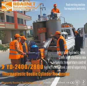 Idraulico Doppio Cilindro automatico di controllo della temperatura Termoplastico vernici pre-heatering macchina, vernici macchina di fusione - Product Image 5