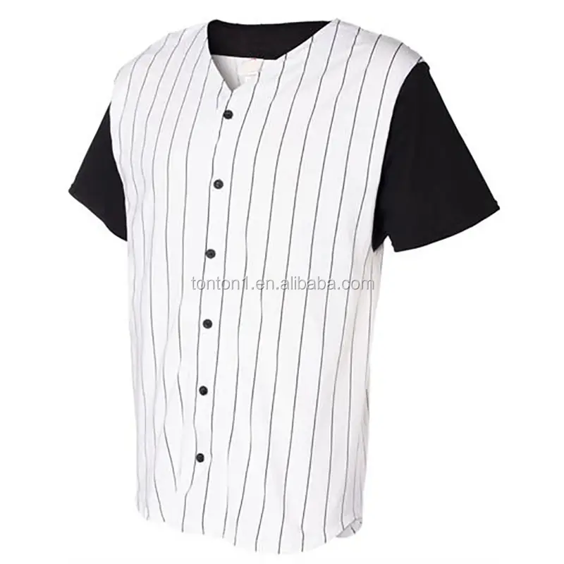 Camisa de beisebol personalizada por atacado, camisas de beisebol