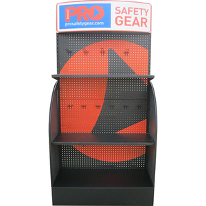 Súng hiển thị đứng phụ kiện nhiệm vụ nặng đen kệ trưng bày kim loại và đứng/hiển thị kệ cho các cửa hàng bán lẻ - Product Image 2