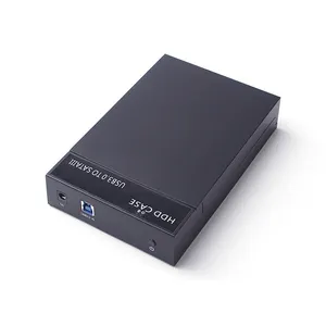 NUOVO 3.5 Pollici USB 3.0 a SATA Esterna Caso Storage Hard Disk Drive Enclosure Caso HDD 3.5 10 TB per desktop