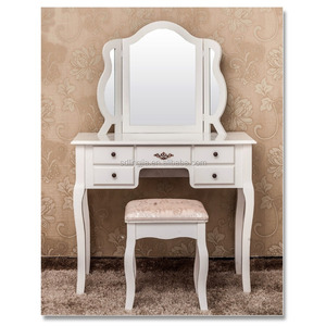 <span class=keywords><strong>Vestidor</strong></span> Y Aparadores Espejo Tocador Dormitorio Con Cajones - Product Image 4