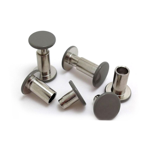 M2.5 Flat Head <strong>Screw</strong> <strong>Copper</strong>/aluminium Anodized Color Chicago /blinding Post Book <strong>Screw</strong> - Product Image 6