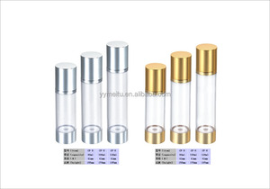Fabricant 80ml/100ml/120ml Bouteille ronde de pulvérisateur à <span class=keywords><strong>pompe</strong></span> sans air revêtue d'aluminium Contenants de bouteille de lotion pour soins de la peau à <span class=keywords><strong>pompe</strong></span> sans air - Product Image 3