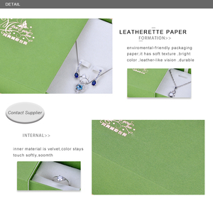 Tùy Chỉnh Màu Xanh Lá Cây Ngăn Kéo Hộp Đồ Trang Sức Với Giấy Đặc Biệt Và Đính Cườm Nhung Chèn Bao Bì Sang Trọng Cho Vòng Vòng Cổ Vòng Đeo Tay - Product Image 2