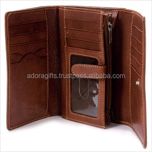 TAOYATAO Handmade Cowhide Zip-Around Wallet – First Layer Leather, Coin Pocket, 8 Card Slots (Unisex) - View #2