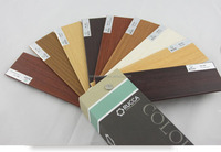 Bois de WPC recyclé en acajou 65*25mm, accessoires de porte en bois pour la conception architecturale extérieure, matériaux de construction