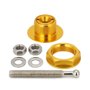 Auto de liberación rápida de aluminio botón Billet capucha de pines para delantero parachoques trasero tronco guardabarros - Product Image 4