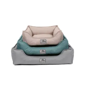 Wholesale Custom Size Soft Cotton Luxury Rectangle Washable Dog Bed Pet