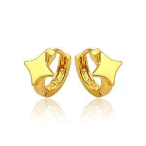 92033 xuping fashion cheap copper alloy clip on star shape earring designs for women